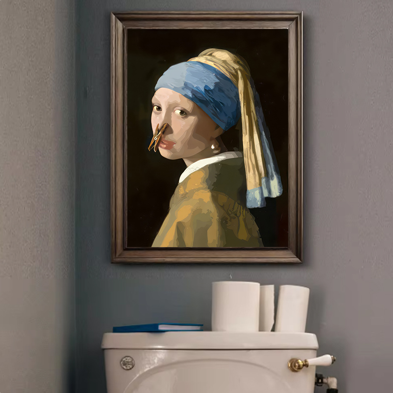 1pc Funny Abstract Bathroom To - Home Decor Trends ulasan dan harga