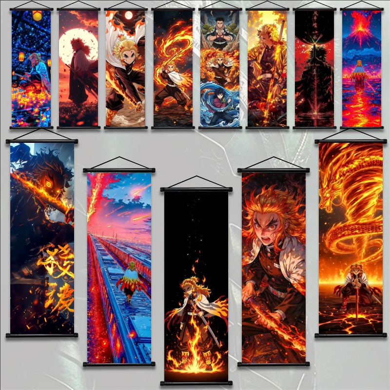 Demon Slayer Kyojuro Rengoku H - Home Decor Pinterest ulasan dan harga