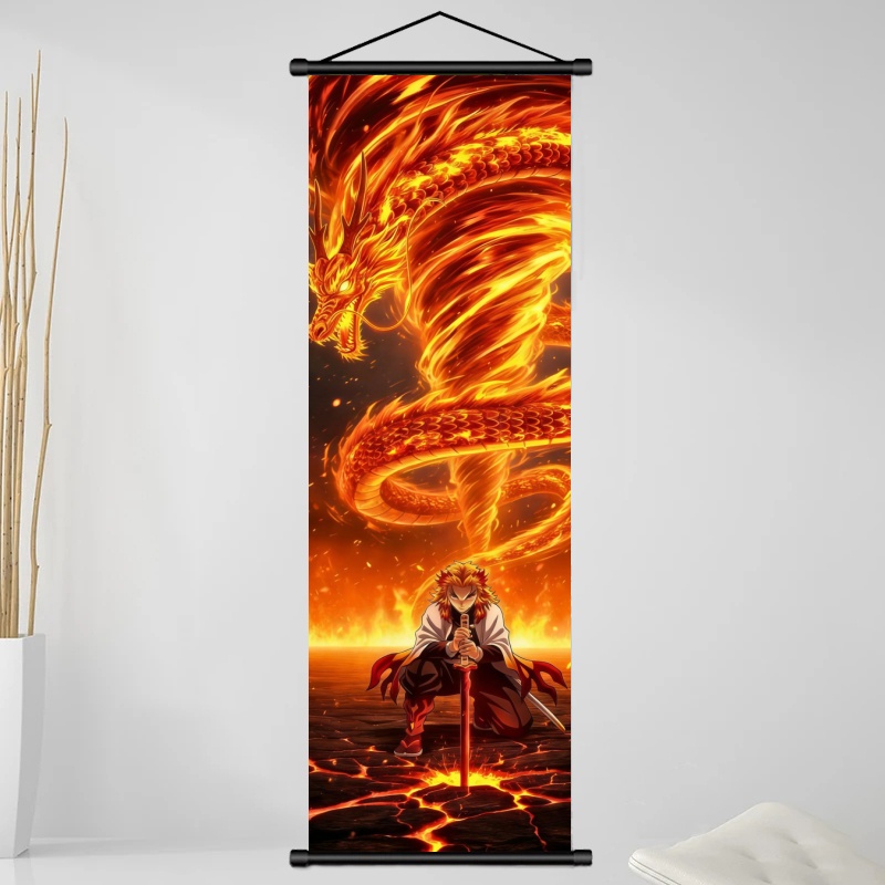 Demon Slayer Kyojuro Rengoku H - Home Decor Pinterest ulasan dan harga