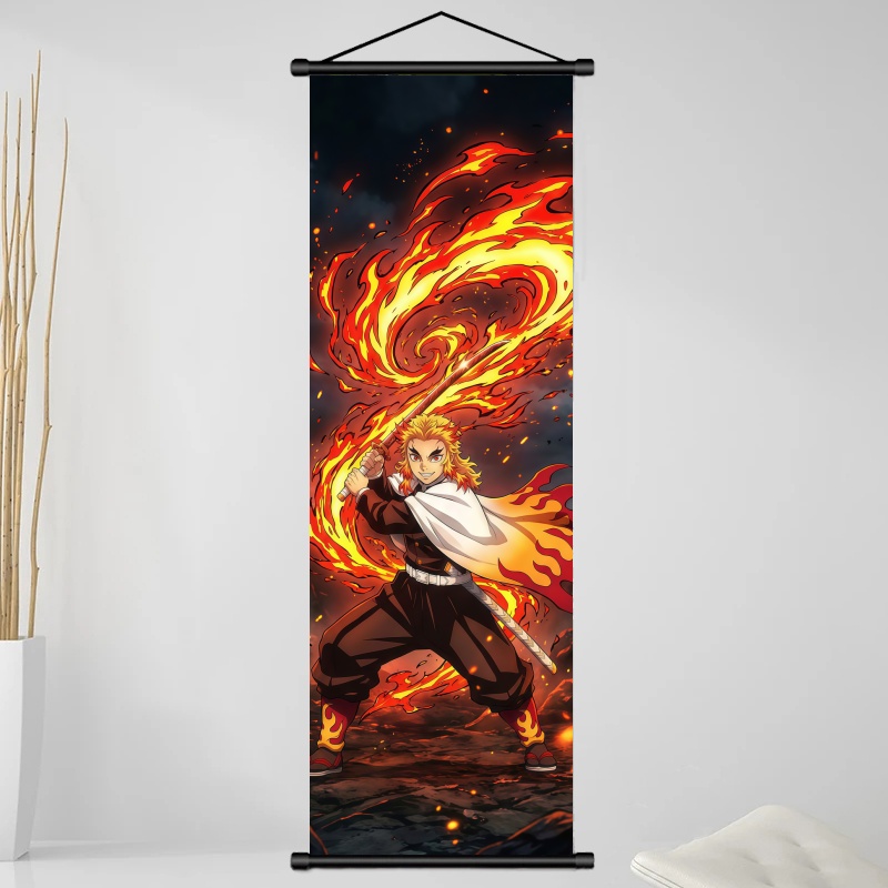 Demon Slayer Kyojuro Rengoku H - Home Decor Pinterest ulasan dan harga