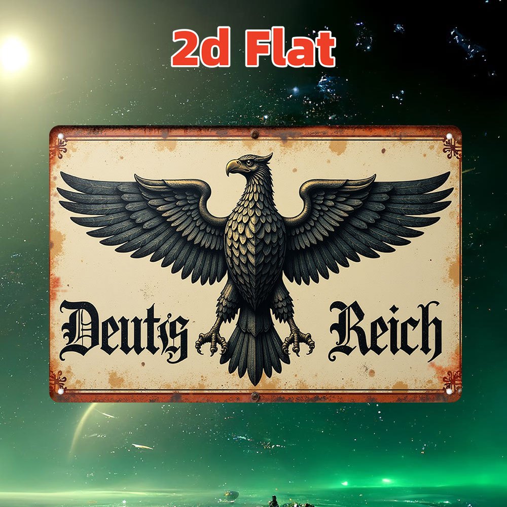 Vintage German Eagle Metal Tin - Home Decor Trends ulasan dan harga