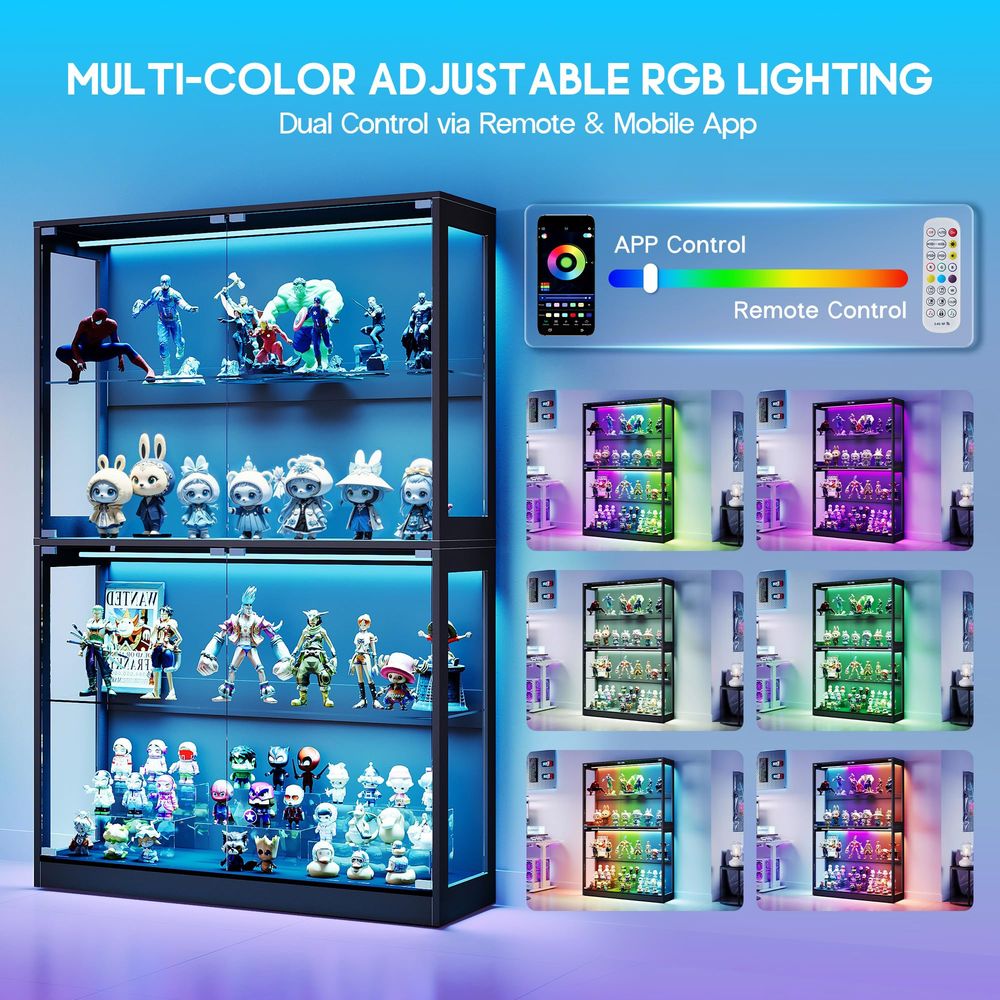 Cabinet with LED Light Strips, - Led Strip Lights ulasan dan harga