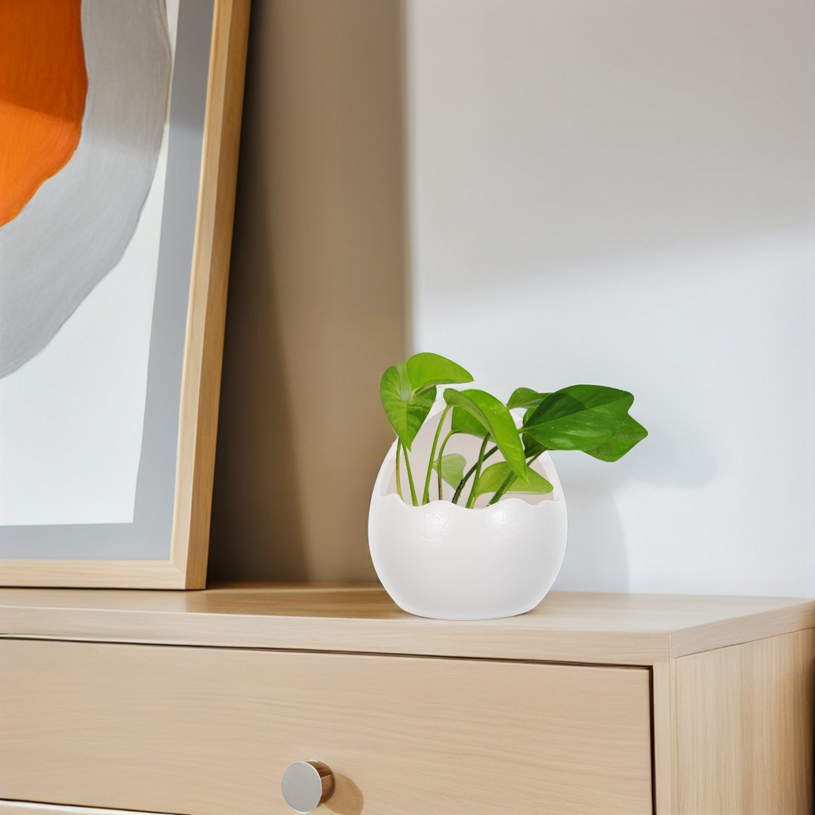 Cute Cracked Egg Ceramic Plant - Succulent Planter Pot ulasan dan harga