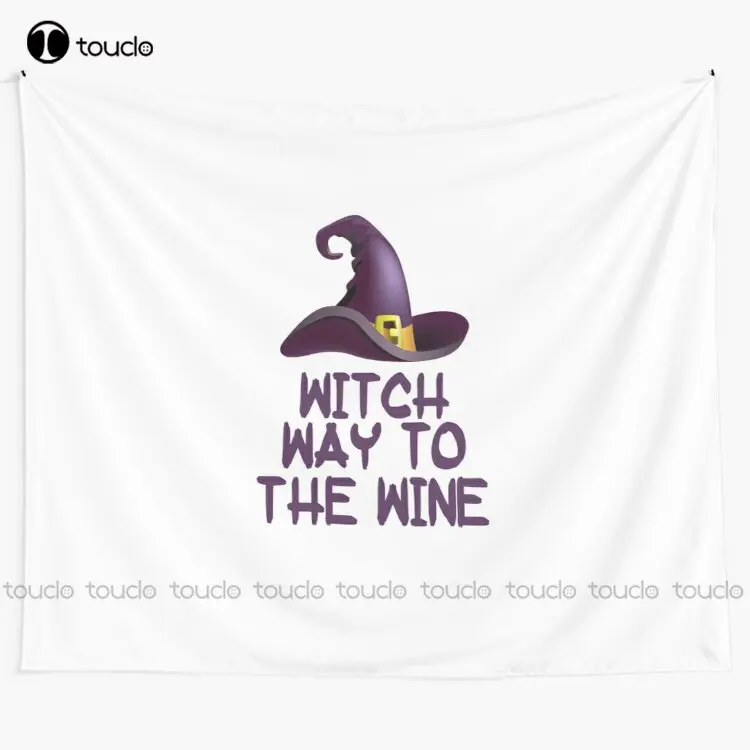 Witch Way To The Wine Tapestry - Review Home Decor ulasan dan harga