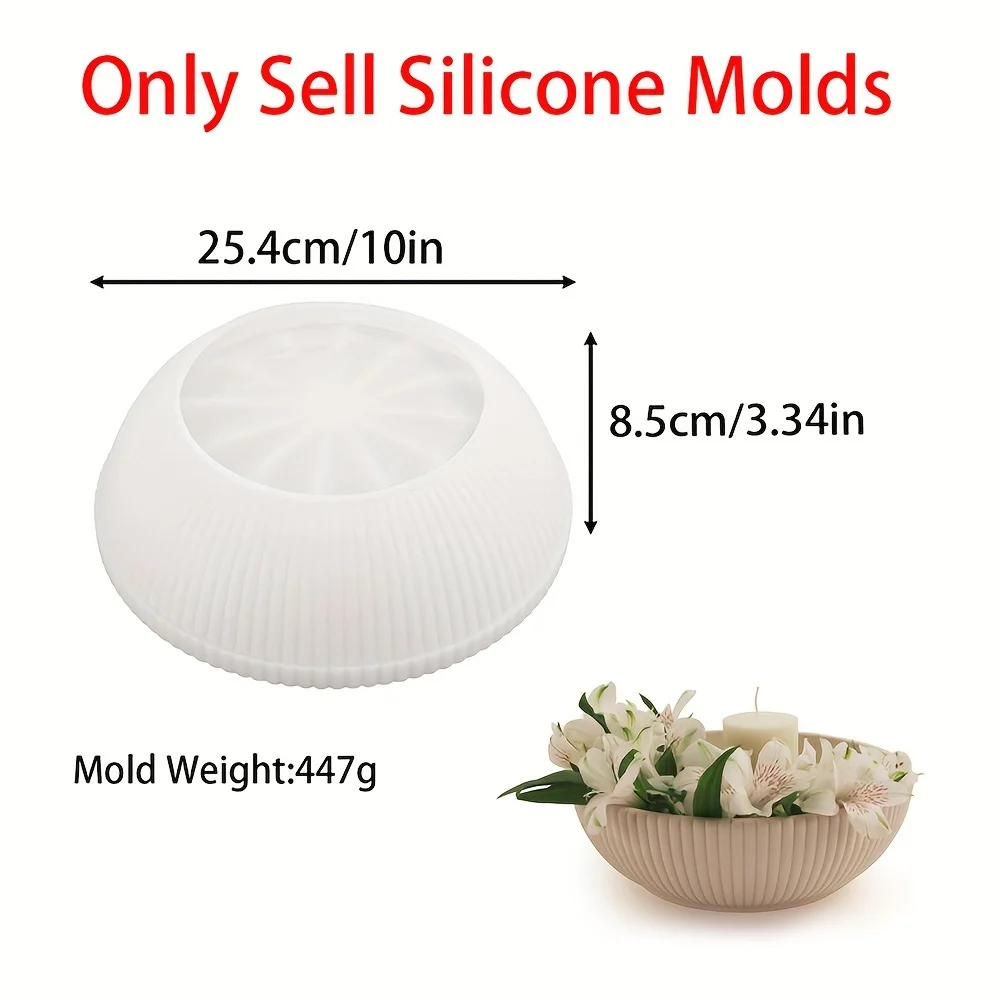 1 Ring Silicone Mould for Epox - Succulent Planter Pot ulasan dan harga