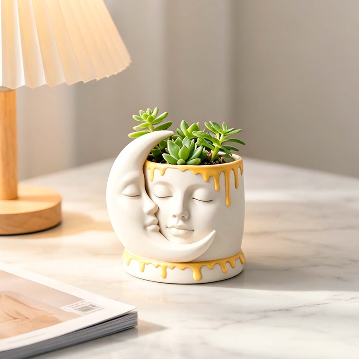 1/2pcs Candle Silicone Mold Fa - Succulent Planter Pot ulasan dan harga