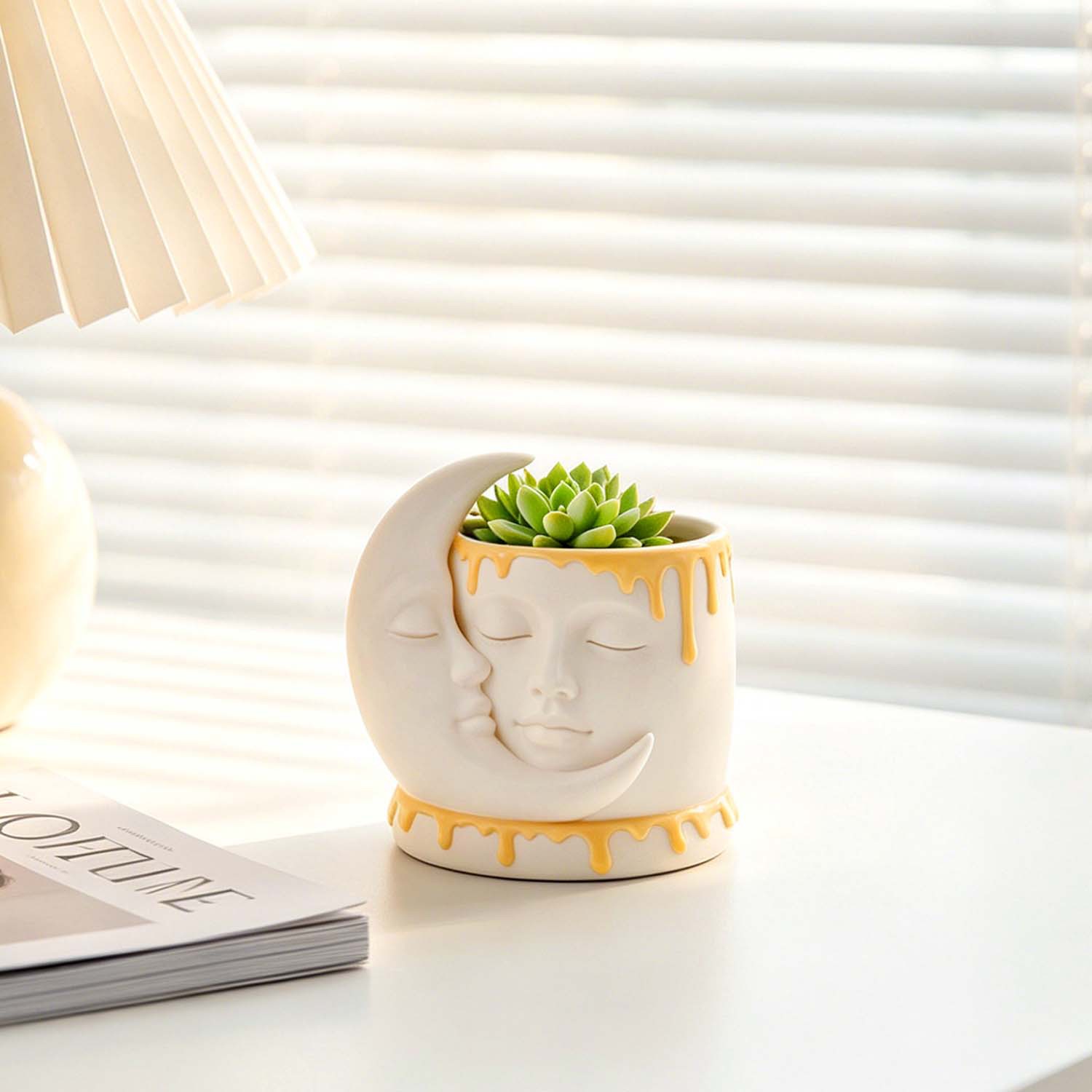 1/2pcs Candle Silicone Mold Fa - Succulent Planter Pot ulasan dan harga