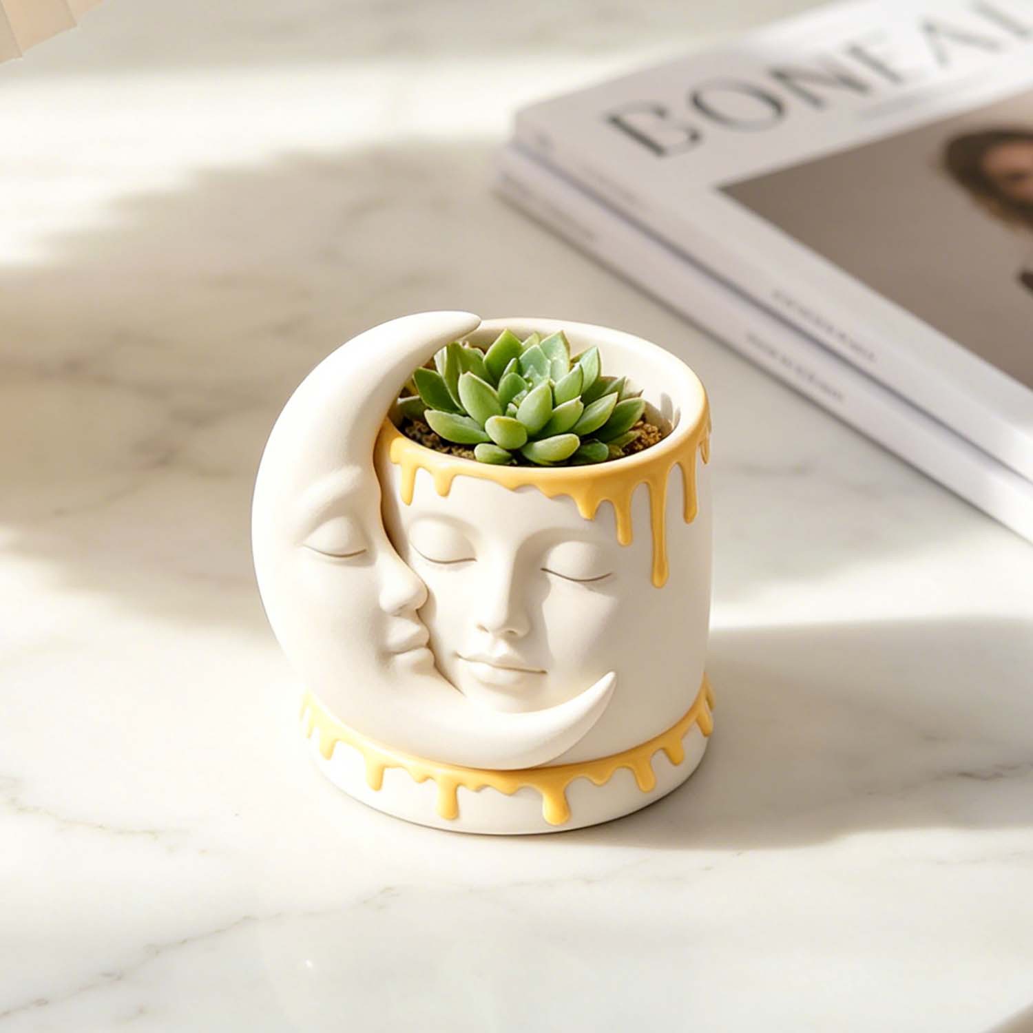 1/2pcs Candle Silicone Mold Fa - Succulent Planter Pot ulasan dan harga