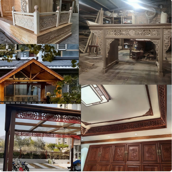 Decorative Wood Molding Wood C - Home Decor Wall Molding ulasan dan harga