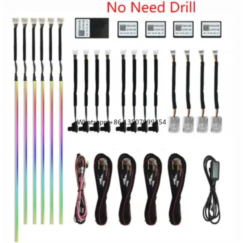 A80 64-Color LED Ambient Light - Led Strip Lights ulasan dan harga