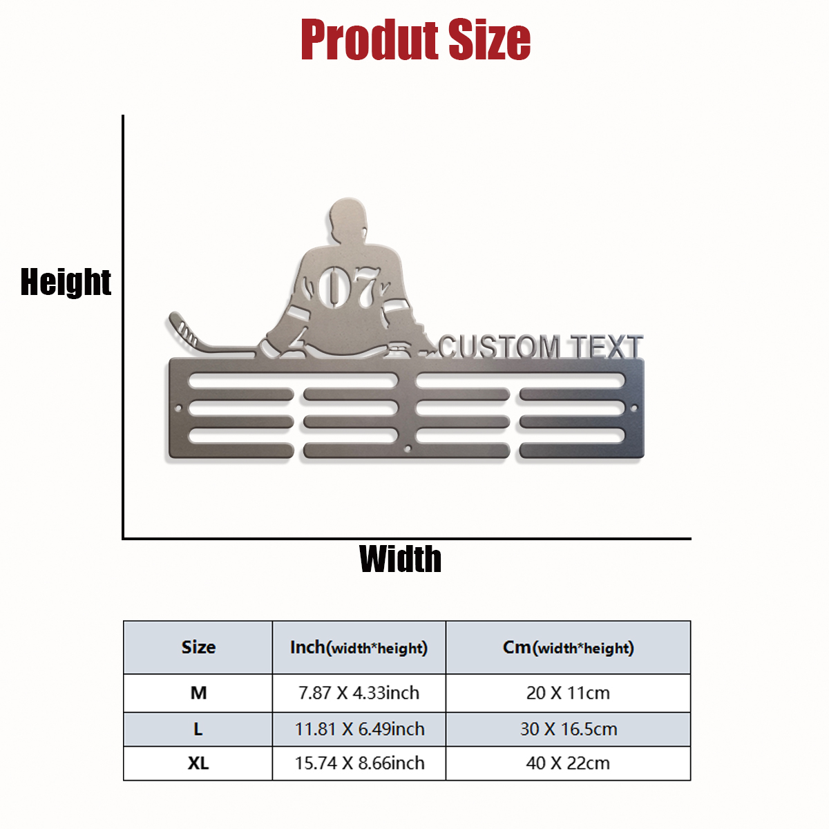 1pc Custom Ice Hockey Metal Me - Home Decor Pinterest ulasan dan harga