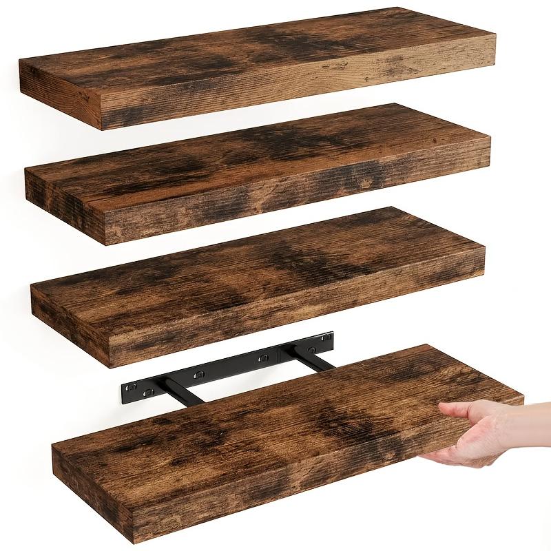 4Pcs Floating Shelves Wall Mou - Floating Shelves ulasan dan harga