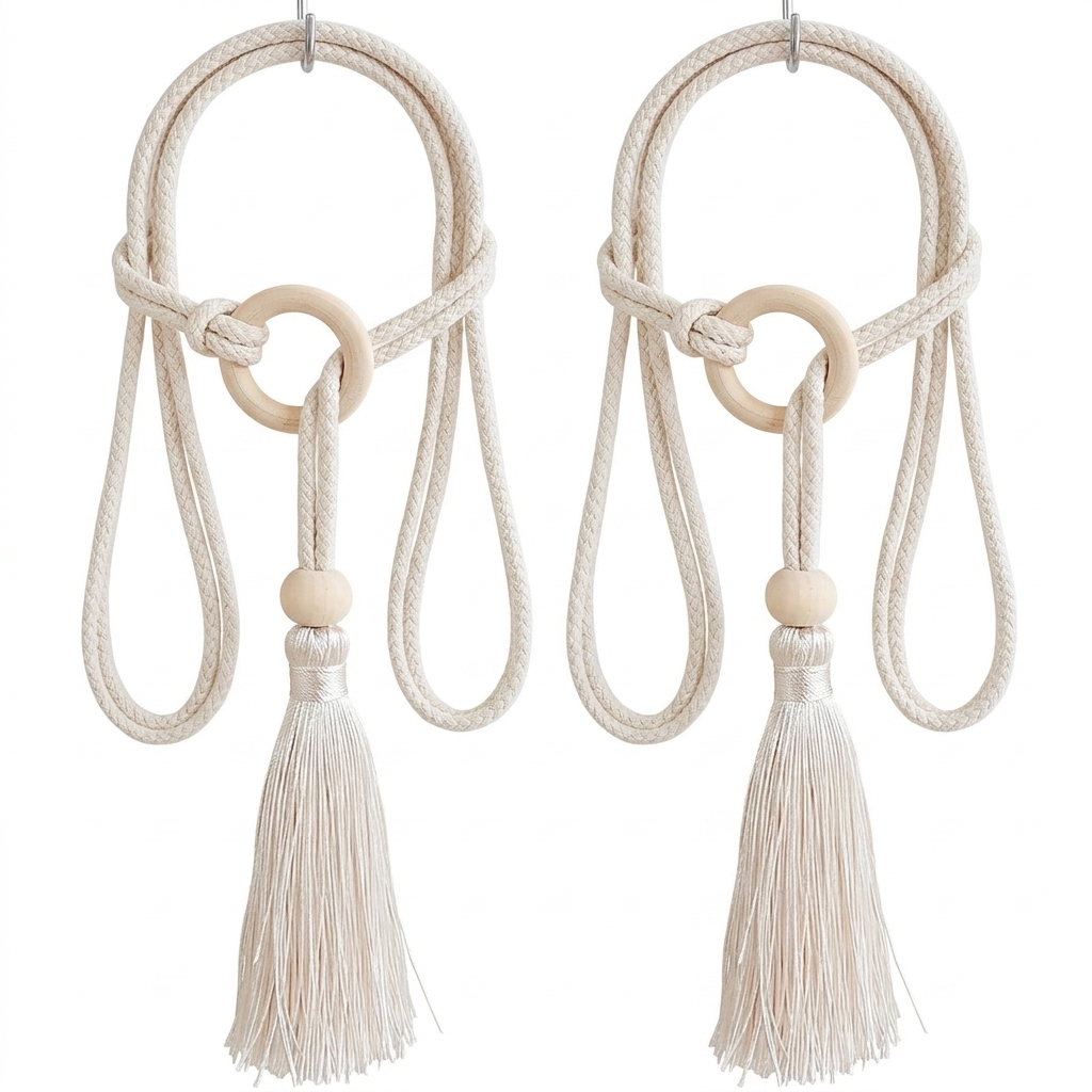Curtain Tiebacks 1 Pair Modern - Home Decor Luxury ulasan dan harga
