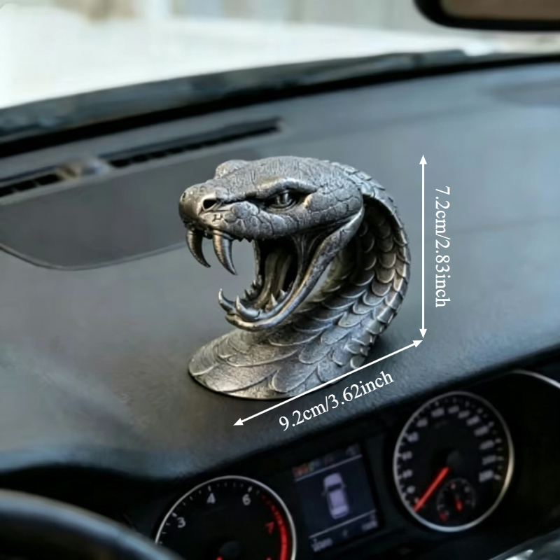 Cobra Skull Sculpture Car Home - Home Decor Habitat ulasan dan harga