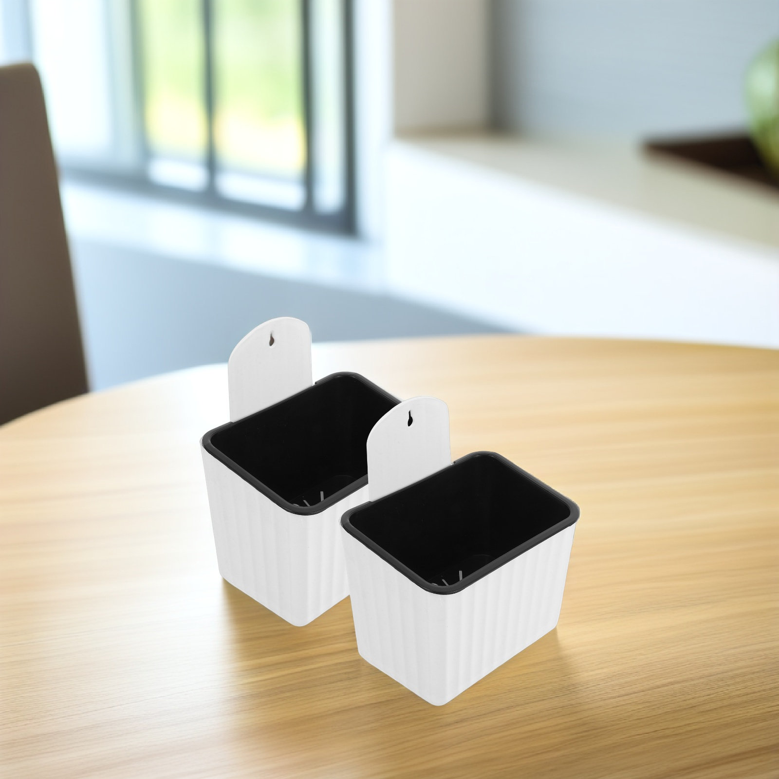 2Pcs Wall Mount Flower Pots Se - Succulent Planter Pot ulasan dan harga