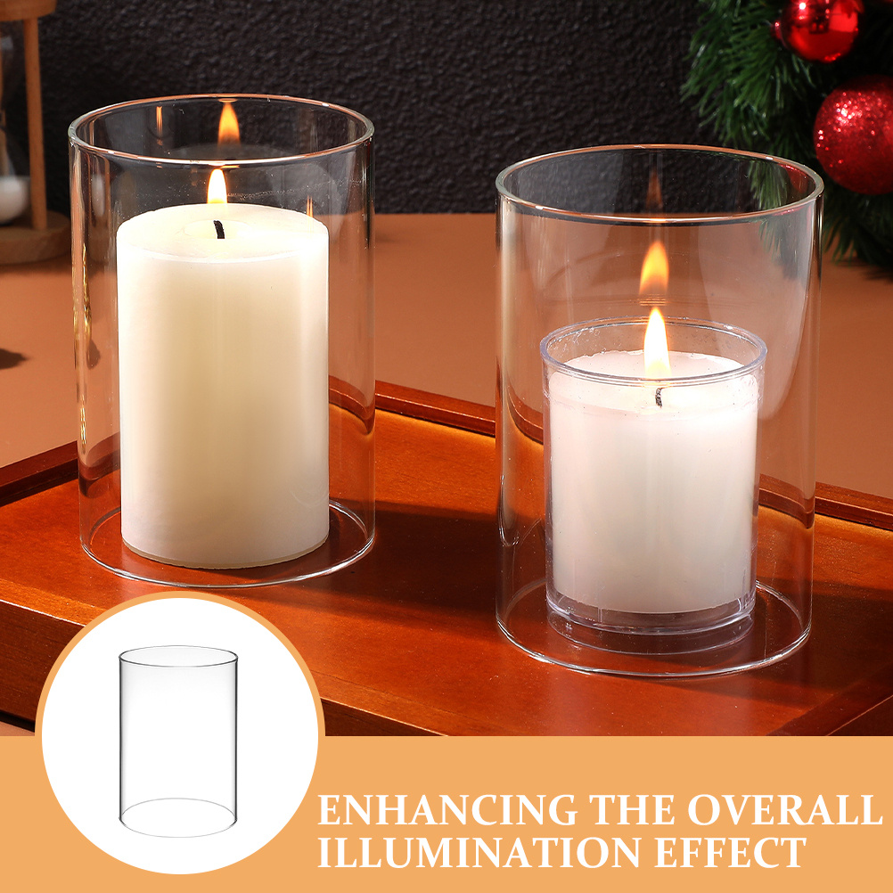 3Pcs Glass Cover Transparent C - Home Decor Trends ulasan dan harga