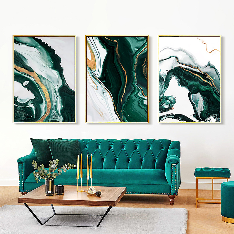 1pc frameless,Modern Marble Ab - Home Decor Luxury ulasan dan harga