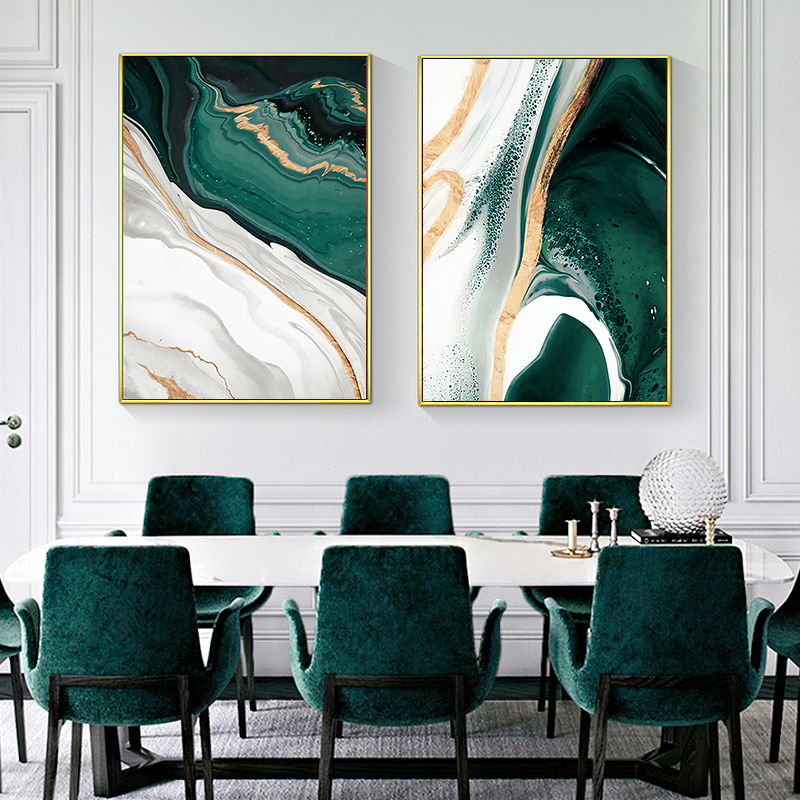 1pc frameless,Modern Marble Ab - Home Decor Luxury ulasan dan harga