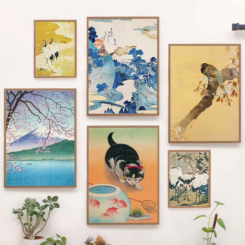 Japanese Katsushika Hokusai Ca - Home Decor Japandi ulasan dan harga