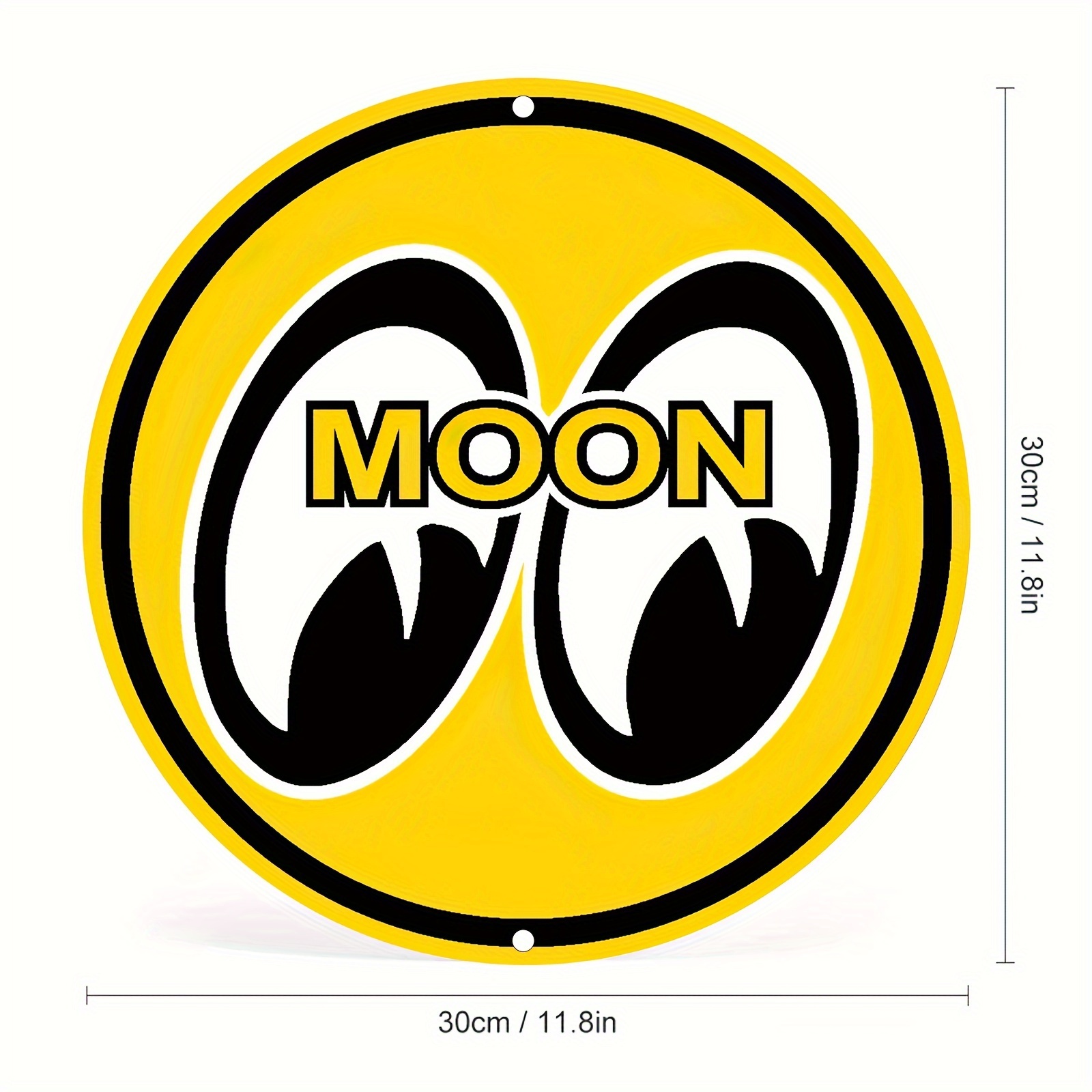 Vintage-Style Round Metal Sign - Home Decor Trends ulasan dan harga