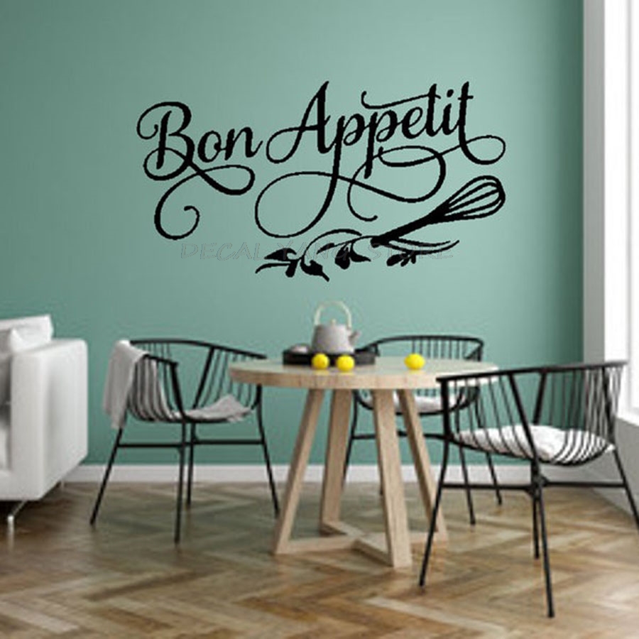 Good Appetite Wall Decal Dinin - Home Decor Vinyl Flooring ulasan dan harga