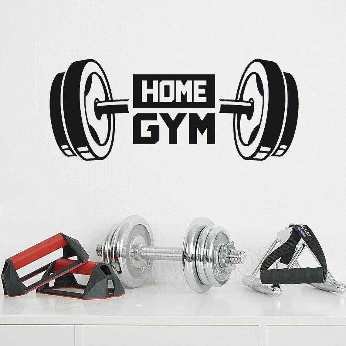 Fitness Home Gym Decor Wall St - Home Decor Vinyl Flooring ulasan dan harga
