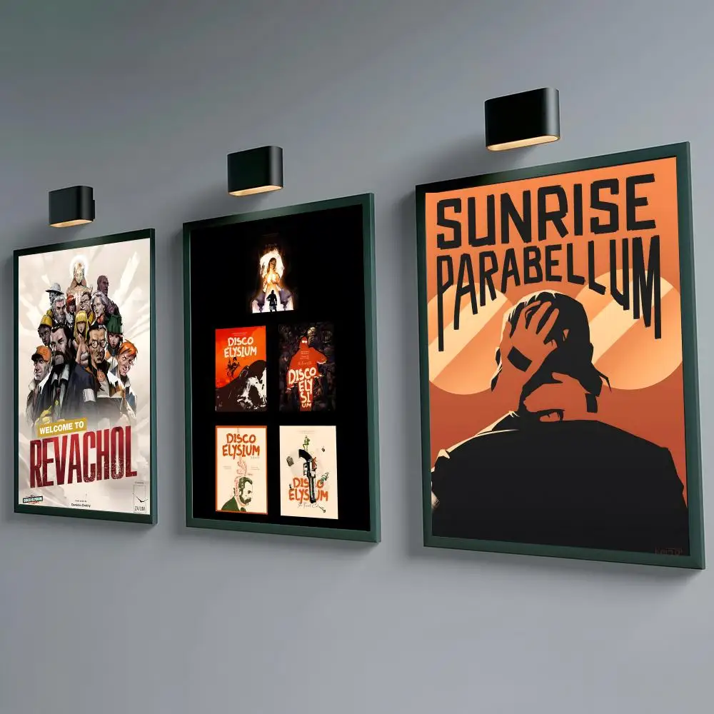 D-Disco Elysium ZA Poster Stic - Home Decor Za ulasan dan harga