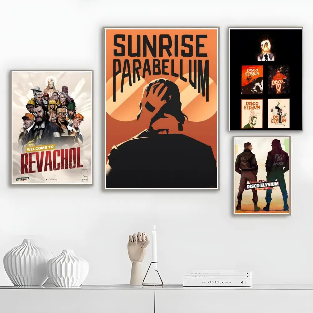 D-Disco Elysium ZA Poster Stic - Home Decor Za ulasan dan harga